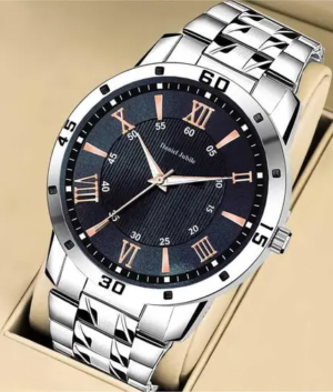 Stainless Steel Analog Watch for Men